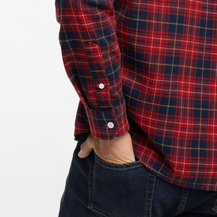 Ash & Erie Canyon Flannel Button-Down Shirt for Short Men   Flannel Everyday Shirt