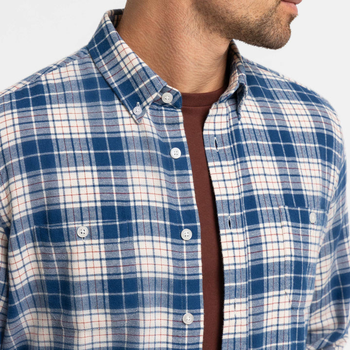 Ash & Erie Denali Flannel Button-Down Shirt for Short Men   Flannel Everyday Shirt