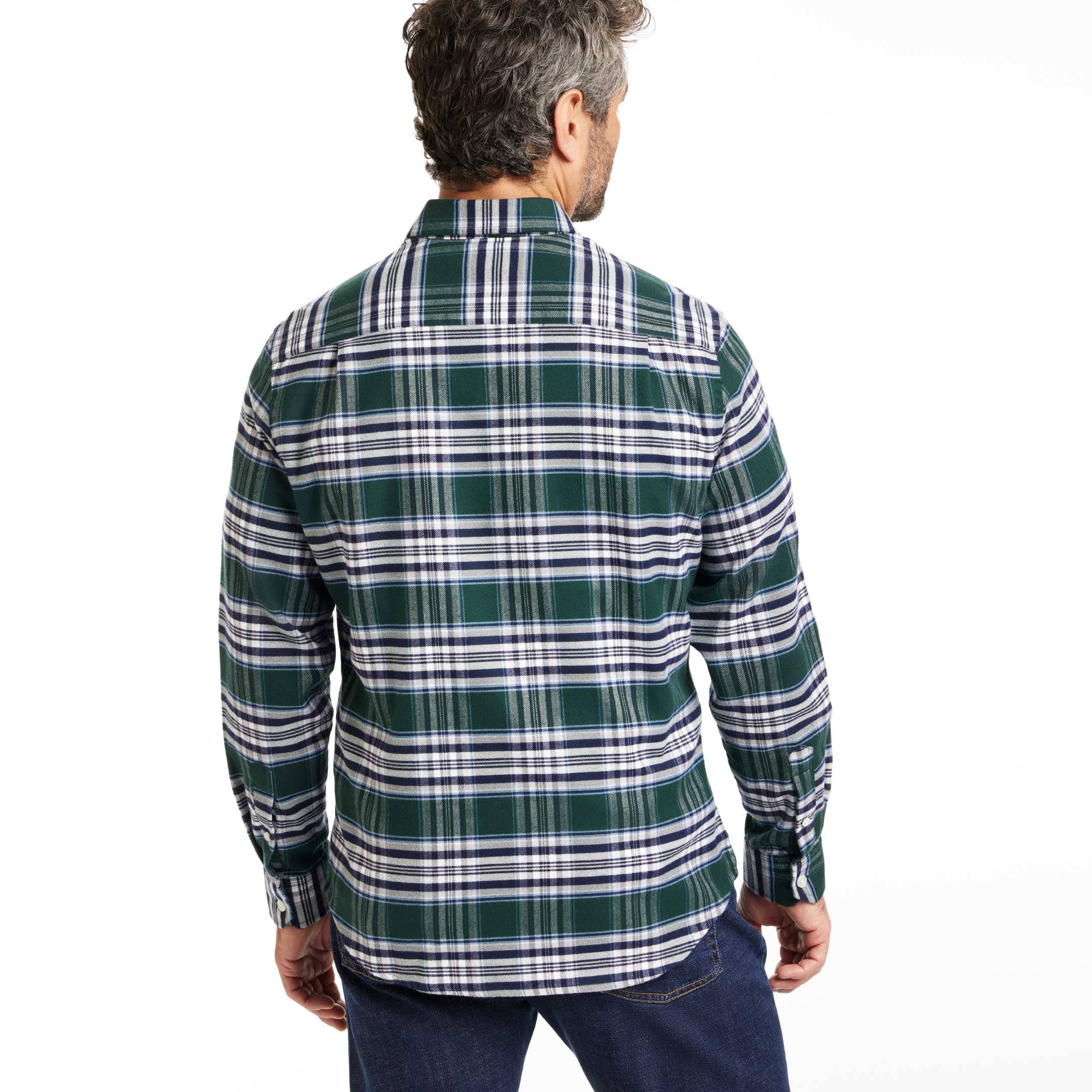 Ash & Erie Pine Grove Flannel Button-Down Shirt for Short Men   Flannel Everyday Shirt