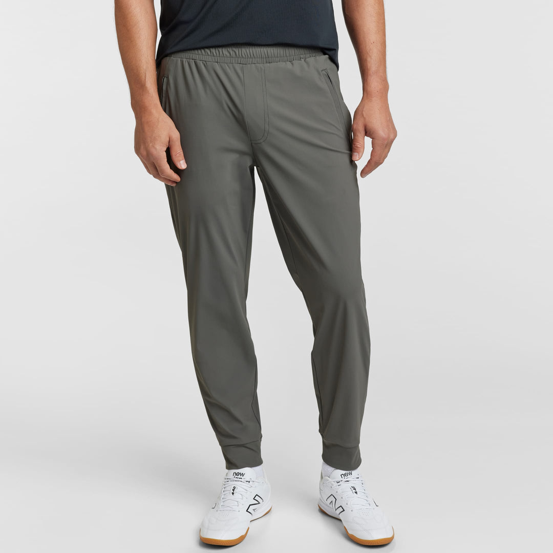 Ash & Erie Charcoal Hybrid Jogger for Short Men   Hybrid Jogger