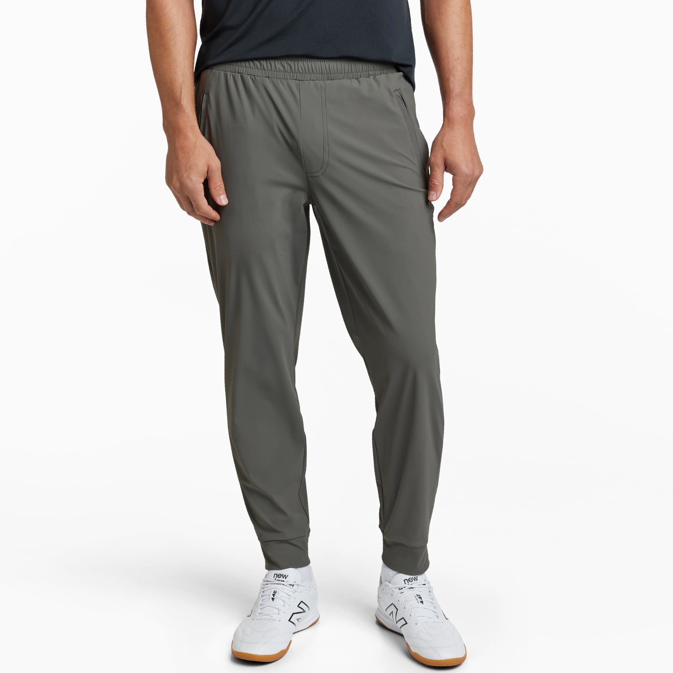 Ash & Erie Charcoal Hybrid Jogger for Short Men   Hybrid Jogger