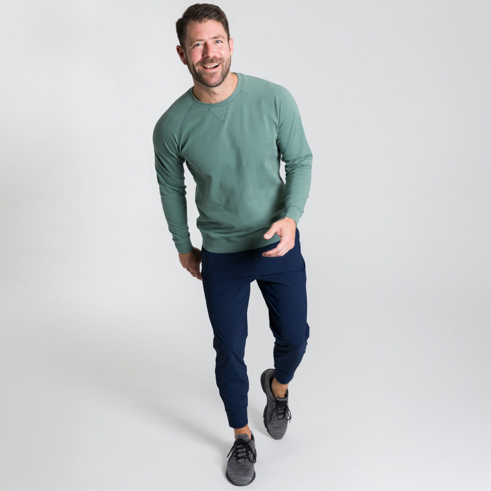 Ash & Erie Navy Hybrid Jogger for Short Men   Hybrid Jogger