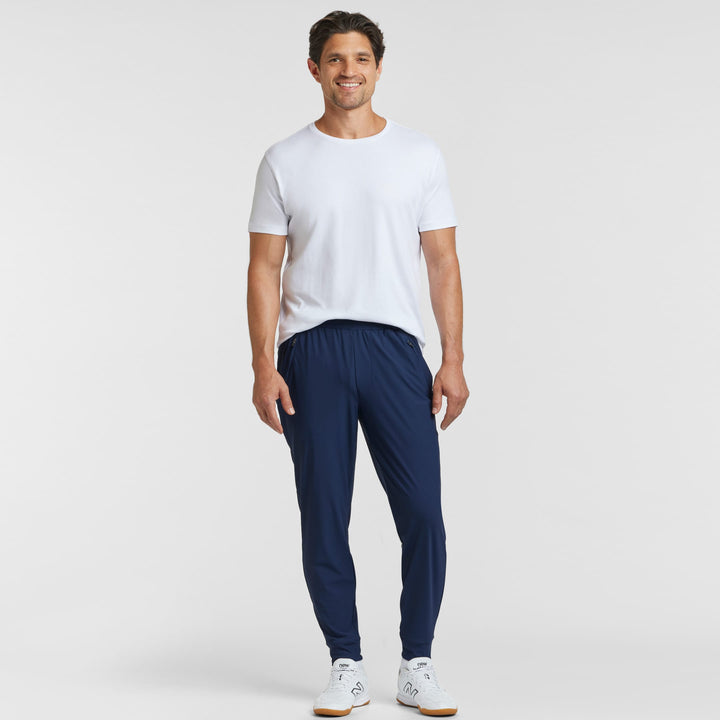 Ash & Erie Navy Hybrid Jogger for Short Men   Hybrid Jogger