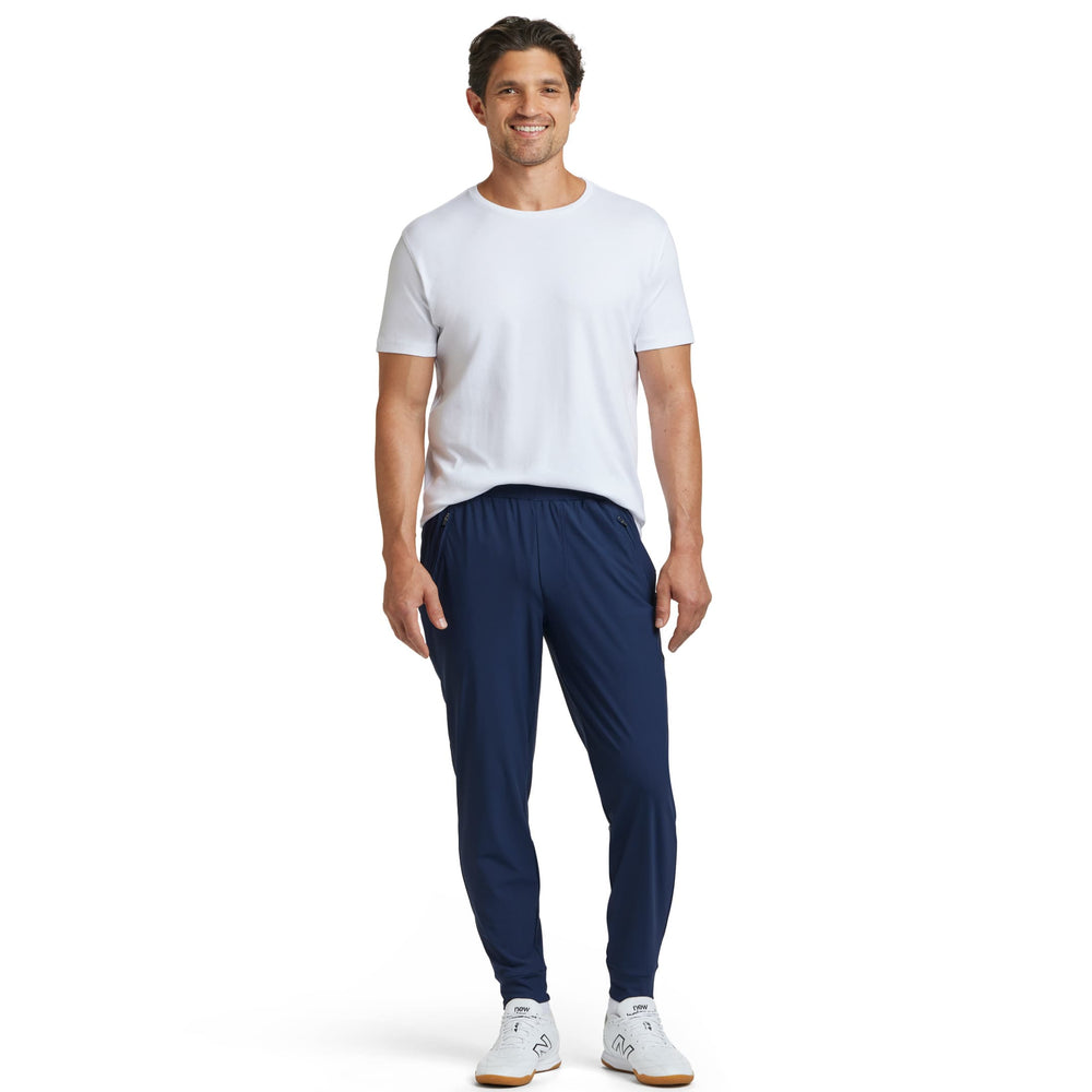 Ash & Erie Navy Hybrid Jogger for Short Men   Hybrid Jogger