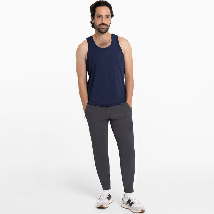 Ash & Erie Navy Hybrid Ultralight Tanks for Short Men   Hybrid Ultralight Tanks