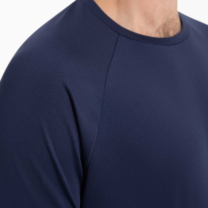 Ash & Erie Navy Hybrid Ultralight T-Shirt for Short Men   Hybrid Ultralight Tees