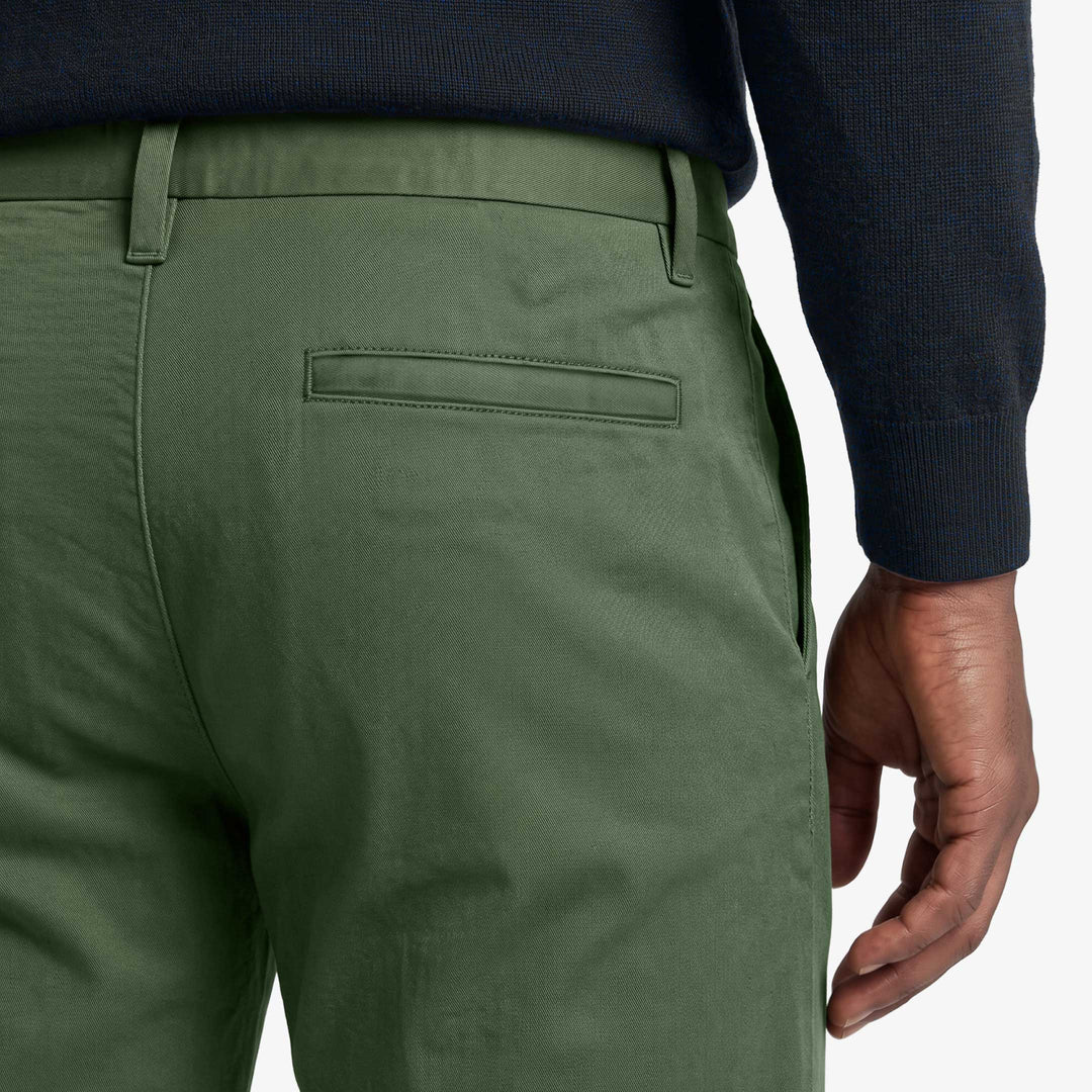 Ash & Erie Dusty Olive Hybrid XYZ Chino for Short Men   Hybrid XYZ Chinos