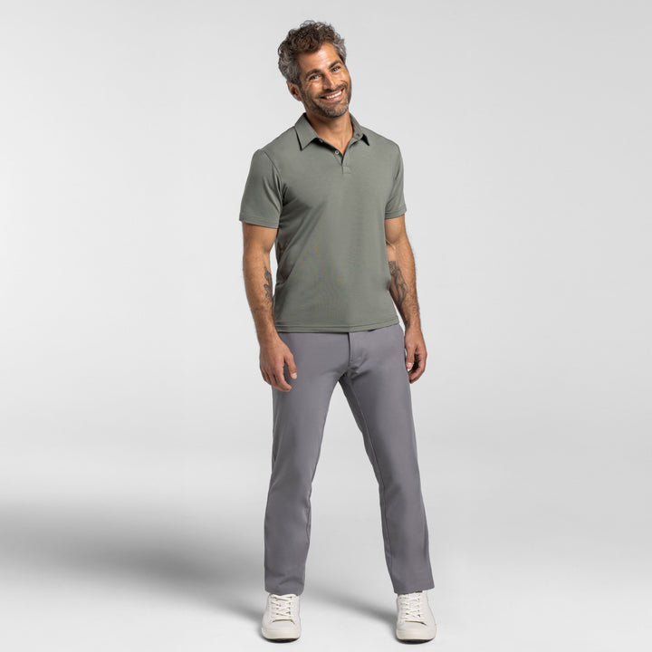 Ash & Erie Grey Hybrid XYZ Chino for Short Men   Hybrid XYZ Chinos