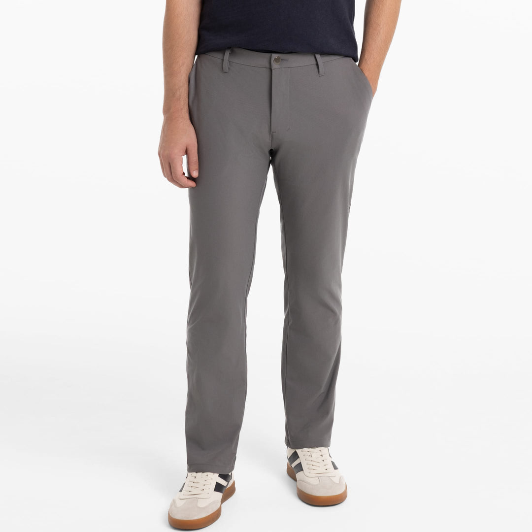 Ash & Erie Quarry Grey Hybrid XYZ Chino for Short Men   Hybrid XYZ Chinos