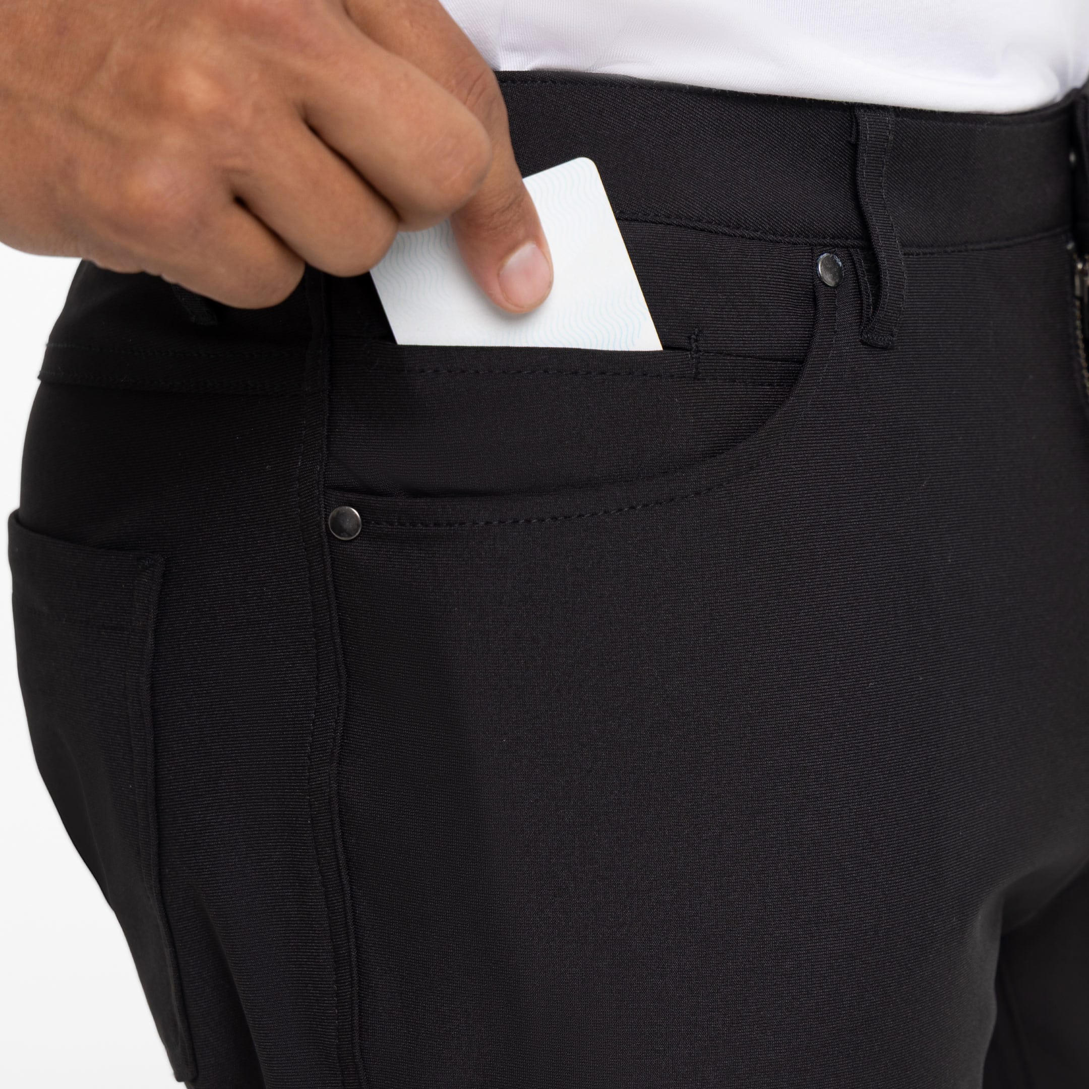 パンツ NEAT Black Ex side adjuster pants Pleat Side Adjuster Pants in Black