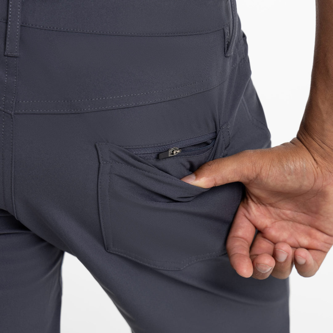 Ash & Erie Charcoal Hybrid XYZ Pant for Short Men   Hybrid XYZ Pants