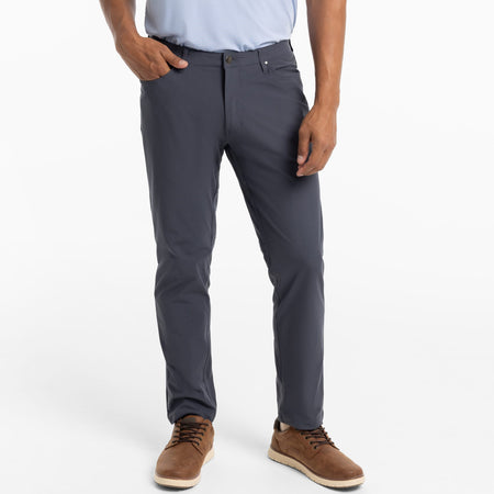Ash & Erie Charcoal Hybrid XYZ Pant for Short Men