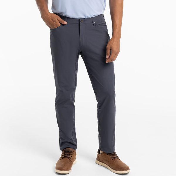 Ash & Erie Charcoal Hybrid XYZ Pant for Short Men
