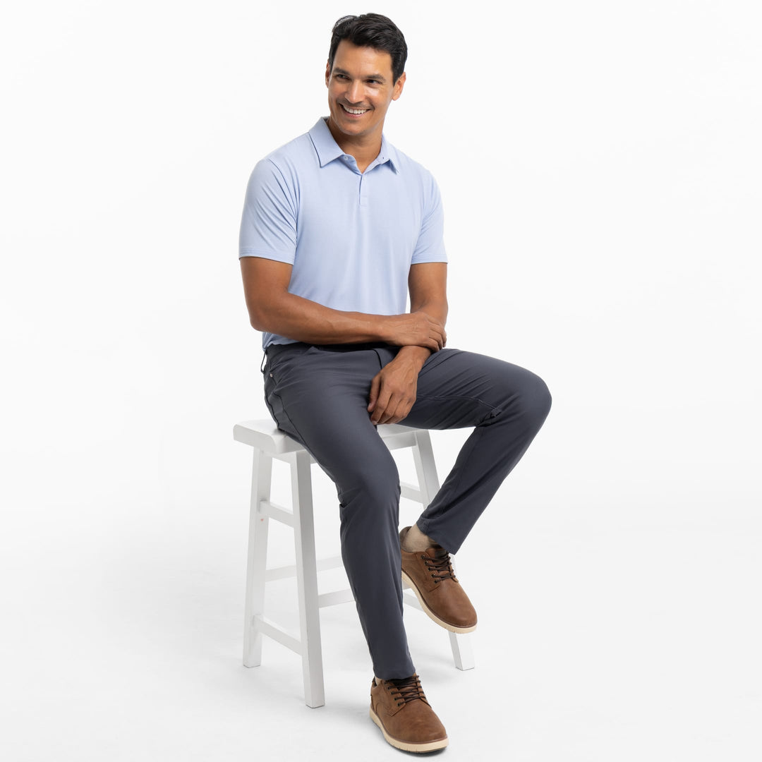 Ash & Erie Charcoal Hybrid XYZ Pant for Short Men   Hybrid XYZ Pants