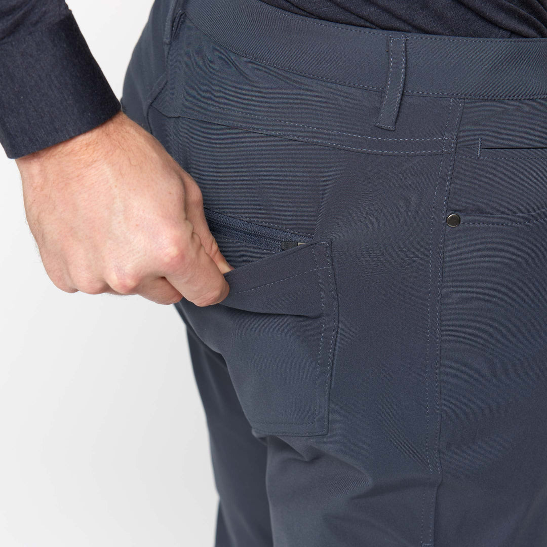 Ash & Erie Charcoal Hybrid XYZ Pant for Short Men   Hybrid XYZ Pants