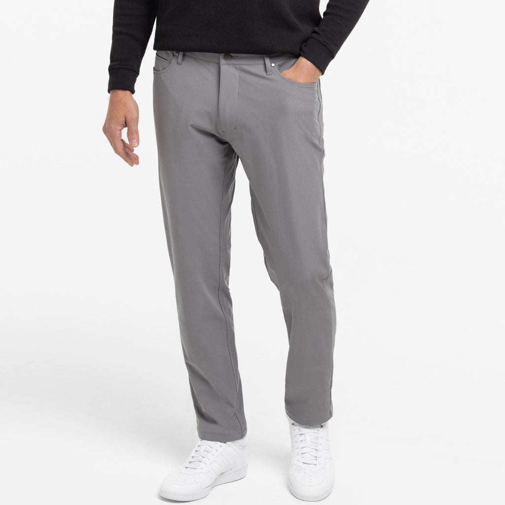 Ash & Erie Grey Hybrid XYZ Pant for Short Men