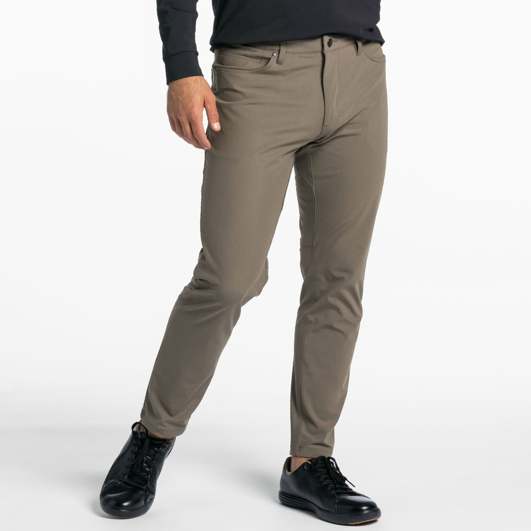 Ash & Erie Olive Hybrid XYZ Pant for Short Men   Hybrid XYZ Pants