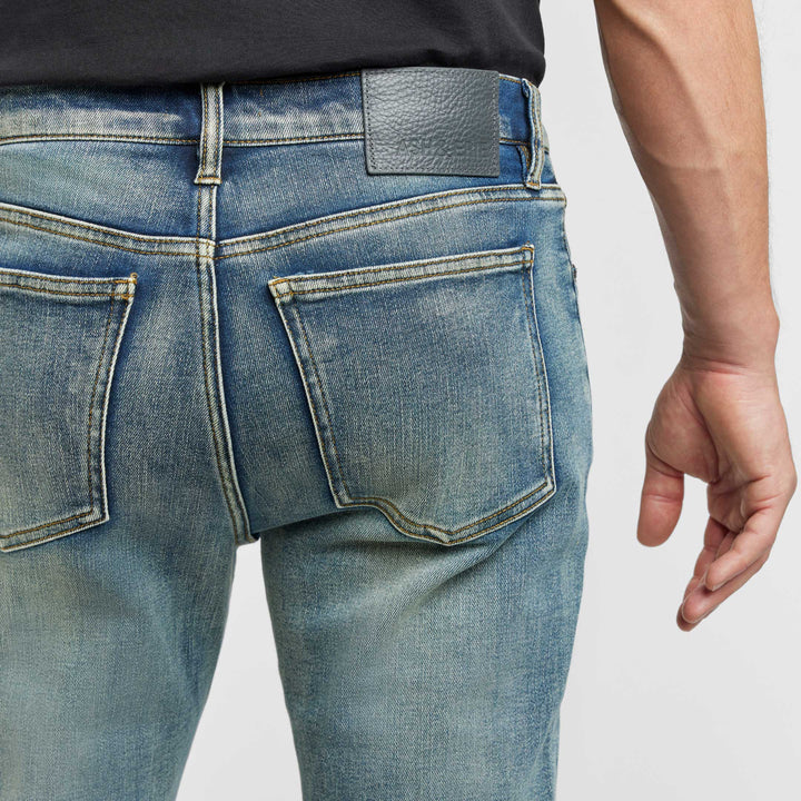 Ash & Erie Medium Wash Denim Jeans for Short Men   Lightweight Jeans