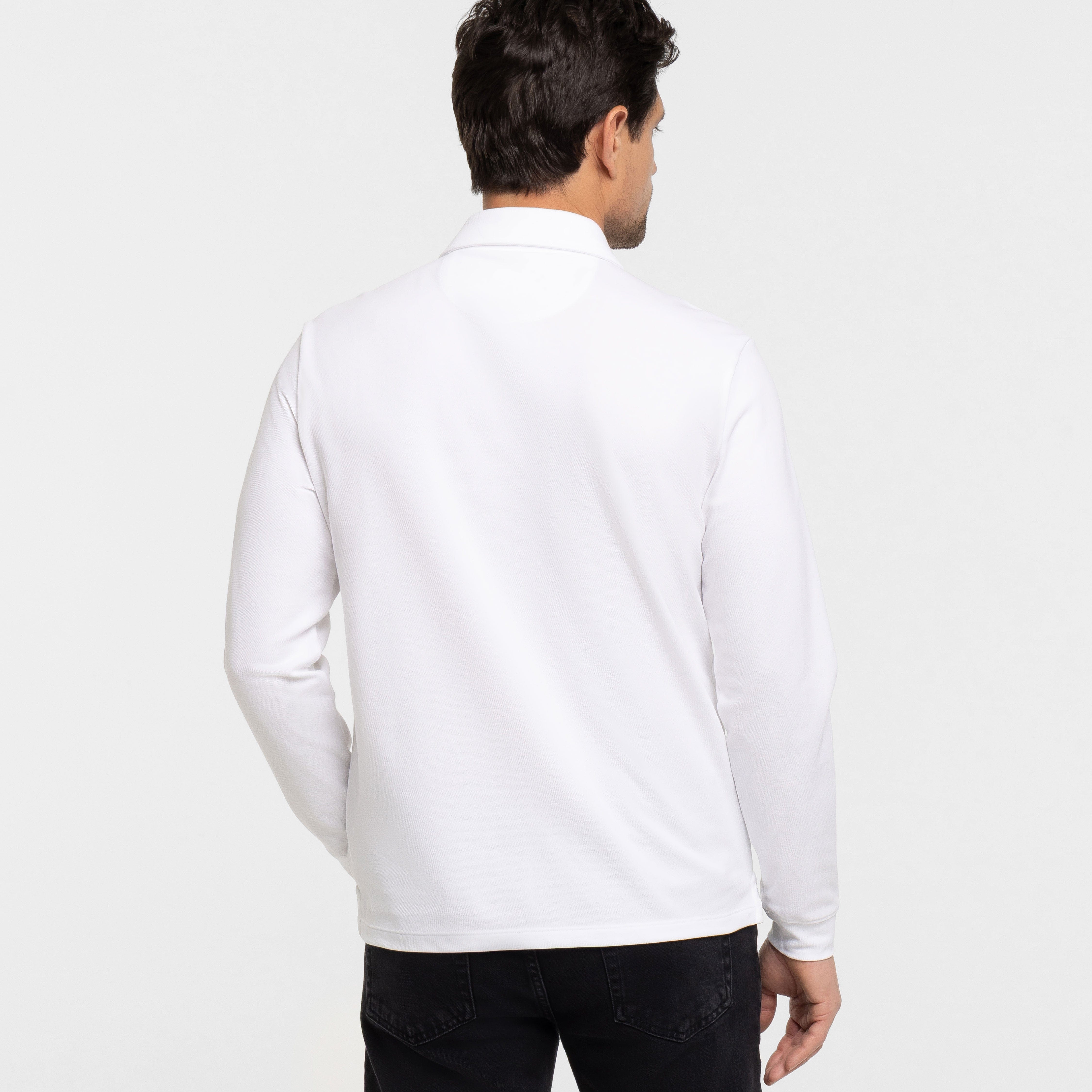 fitted lace wedding dress Mavi Men's Long Sleeve Dress Shirt In White – Mavi Jeans main image 1
