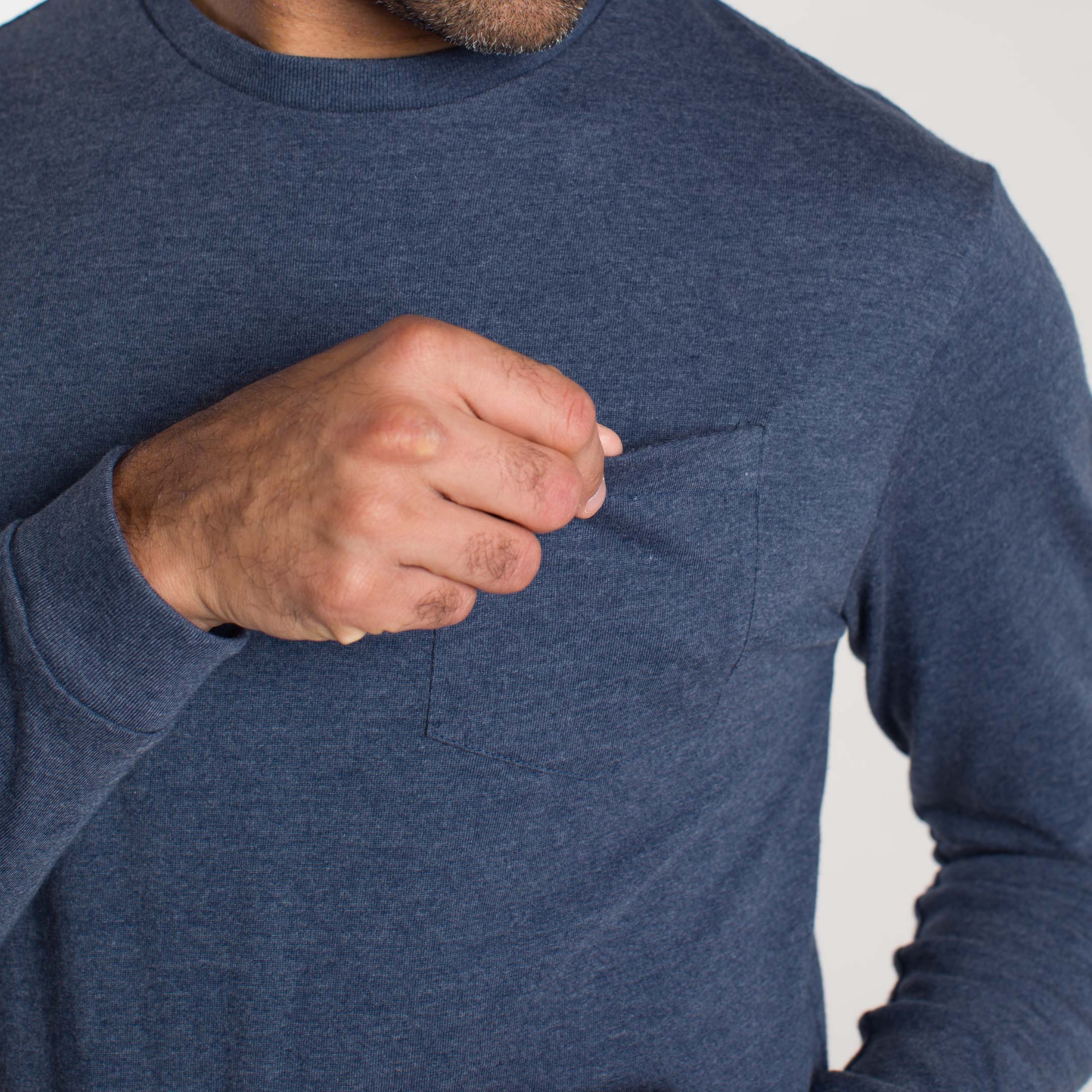 トップス ENNOY Long sleeve hem rib tee (NAVY) M ENNOYから”Long sleeve hem rib tee”が発売 (エンノイ) | Fullress