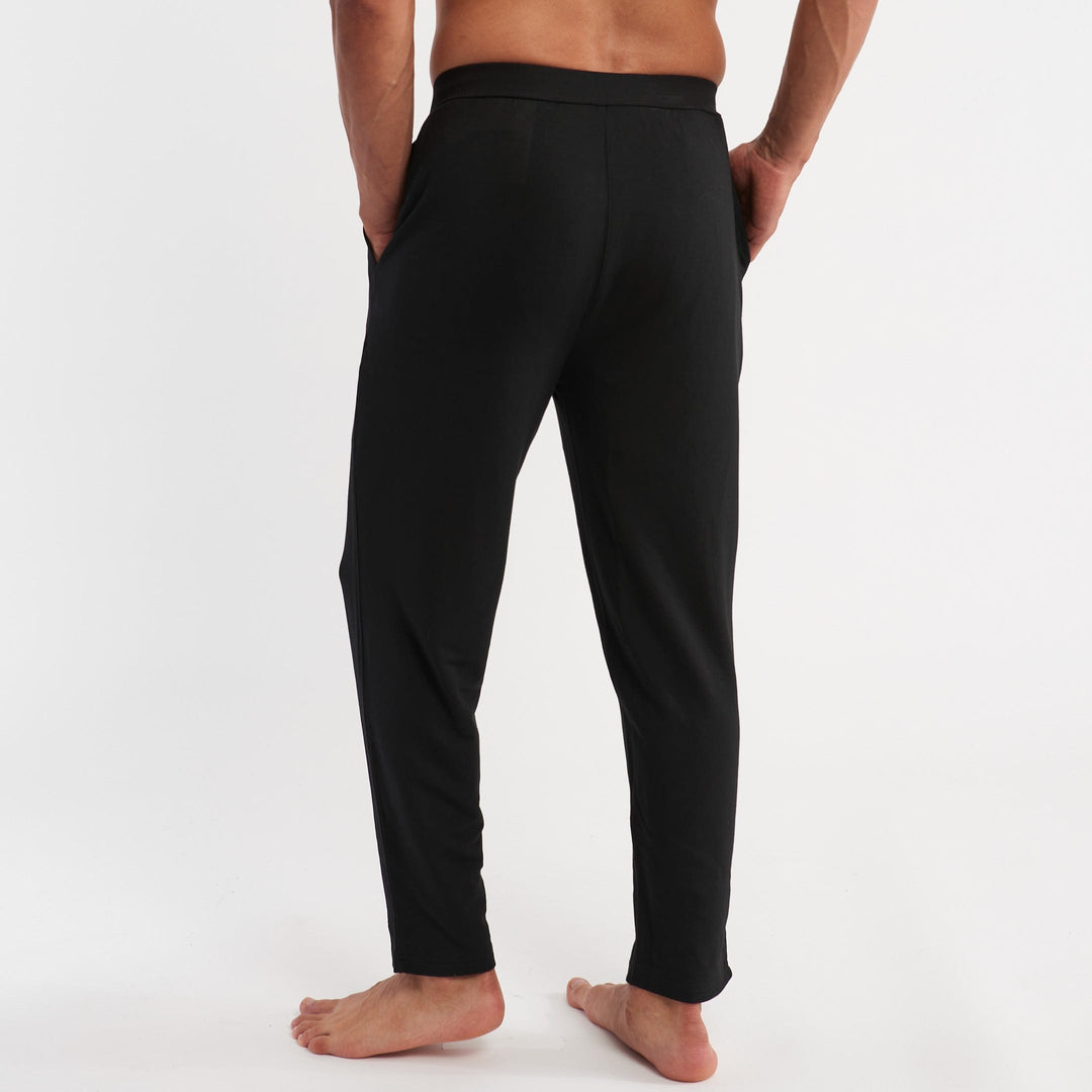 Ash & Erie Black Lounge Pant for Short Men   Lounge Pant
