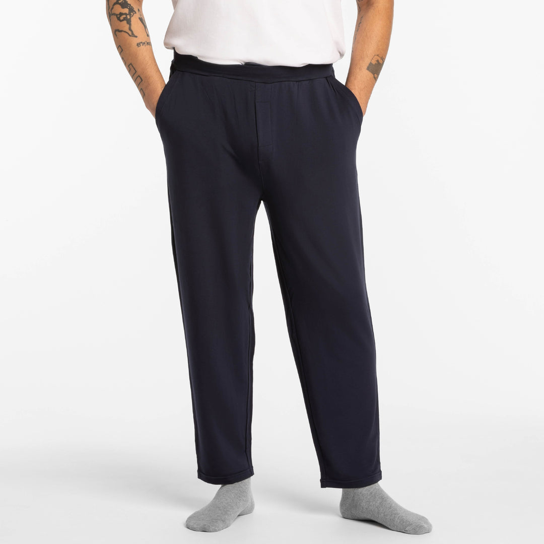 Ash & Erie Navy Lounge Pant for Short Men   Lounge Pant