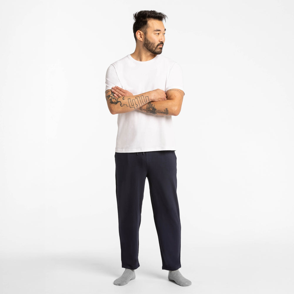 Ash & Erie Navy Lounge Pant for Short Men   Lounge Pant