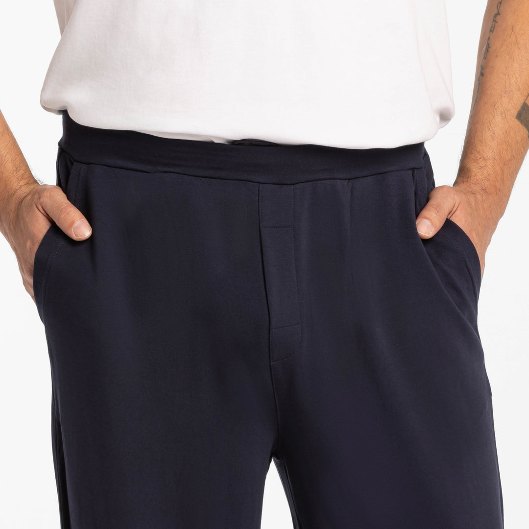 Ash & Erie Navy Lounge Pant for Short Men   Lounge Pant