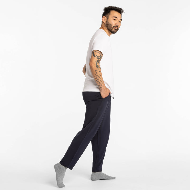 Ash & Erie Navy Lounge Pant for Short Men   Lounge Pant