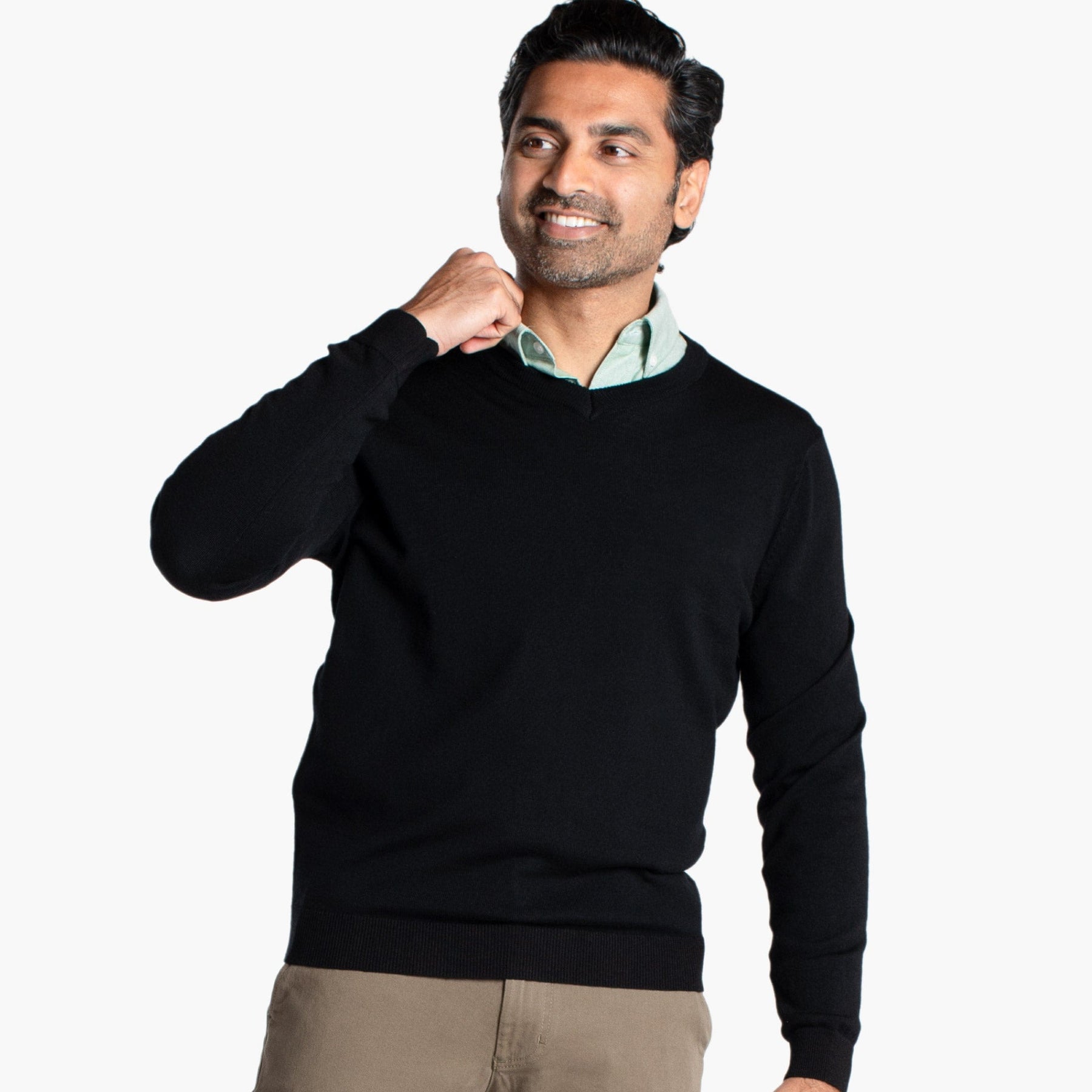 Merino V Neck Sweater
