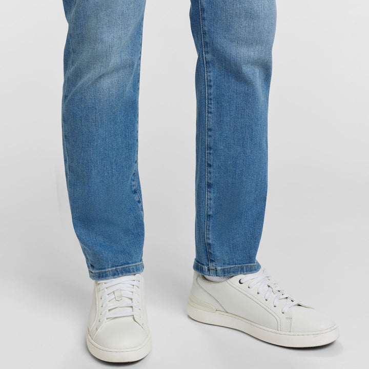 Ash & Erie Blue Wash Midtown Jeans for Short Men   Midtown Jeans