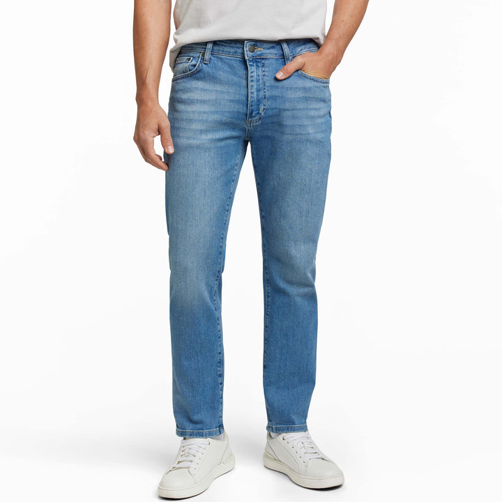 Ash & Erie Blue Wash Midtown Jeans for Short Men   Midtown Jeans