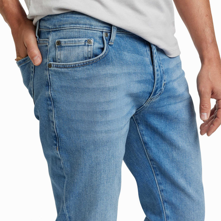 Ash & Erie Blue Wash Midtown Jeans for Short Men   Midtown Jeans