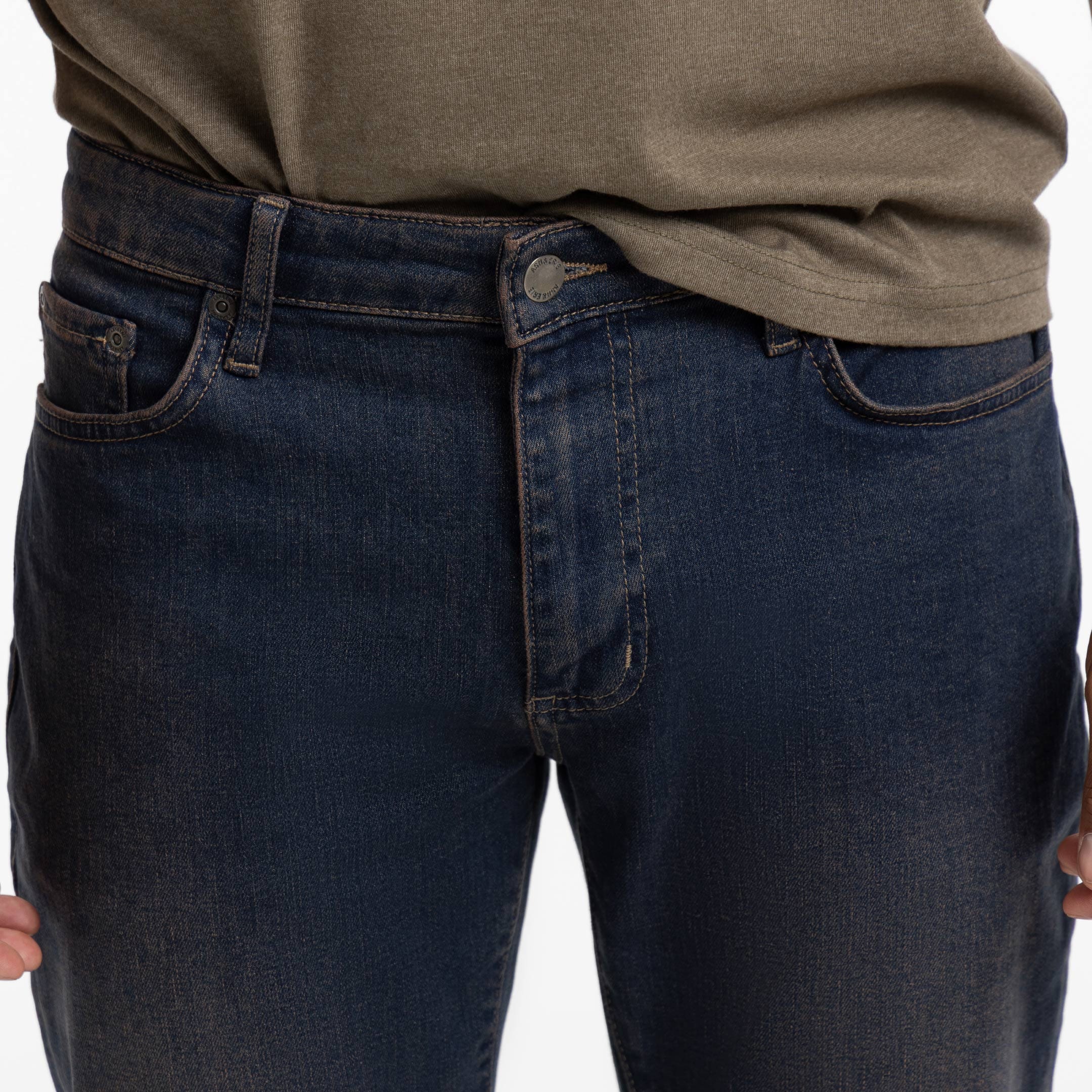 Ash & Erie Dark Wash Midtown Jeans for Short Men   Midtown Jeans