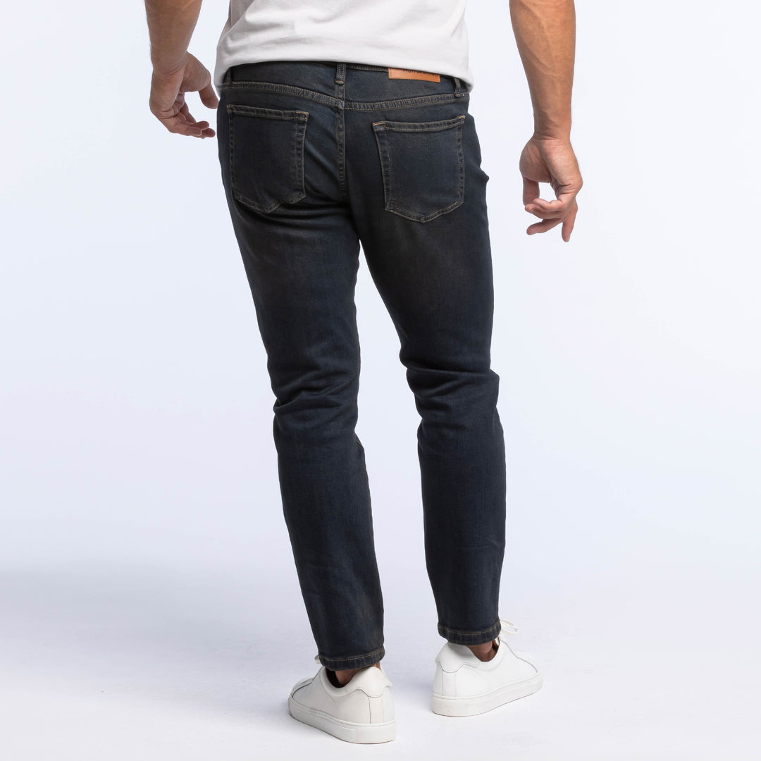 Ash & Erie Dark Wash Midtown Jeans for Short Men   Midtown Jeans