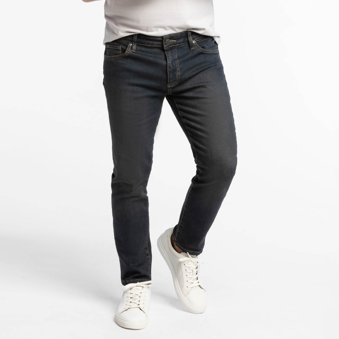 Ash & Erie Dark Wash Midtown Jeans for Short Men   Midtown Jeans