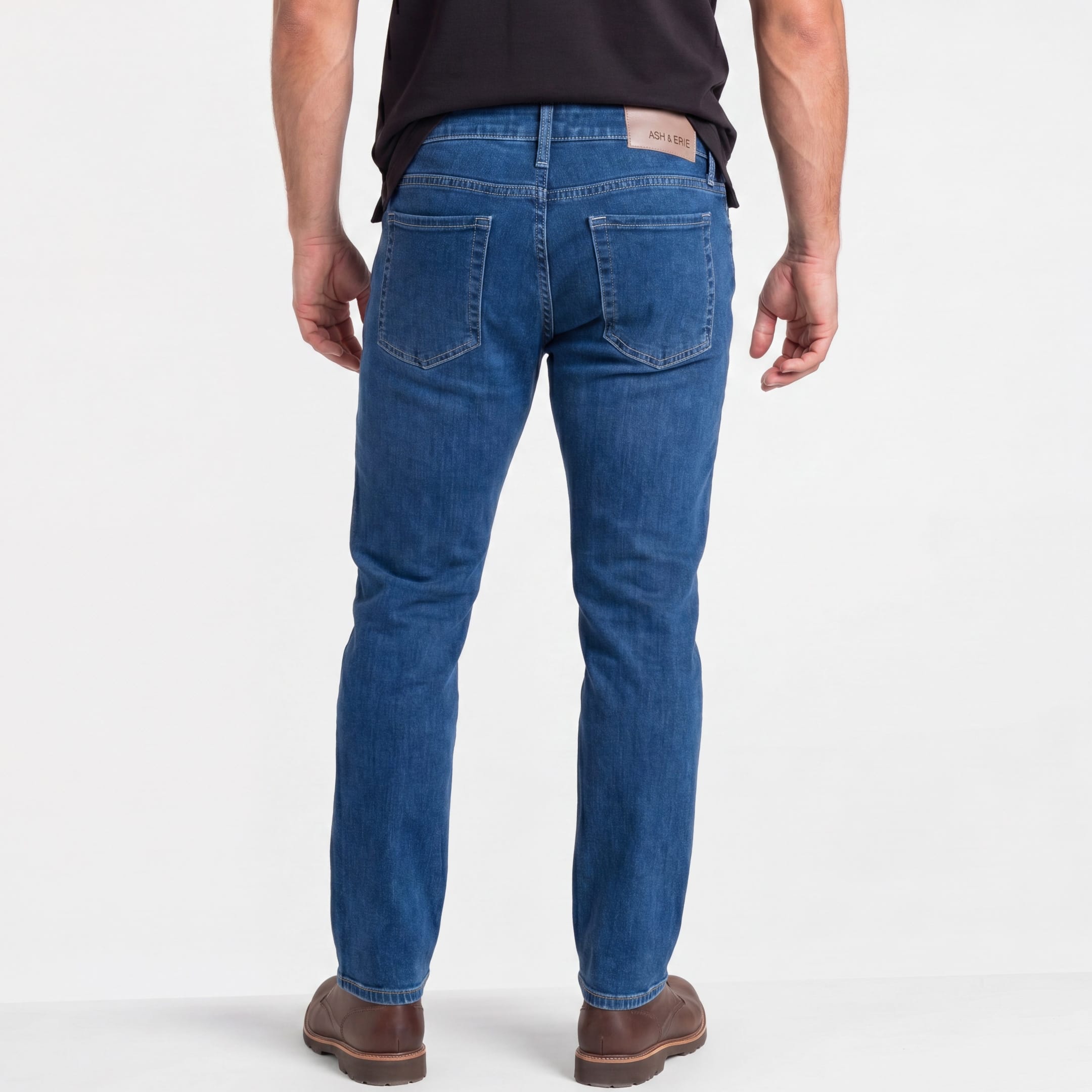 Ash & Erie Medium Wash Midtown Jeans for Short Men   Midtown Jeans