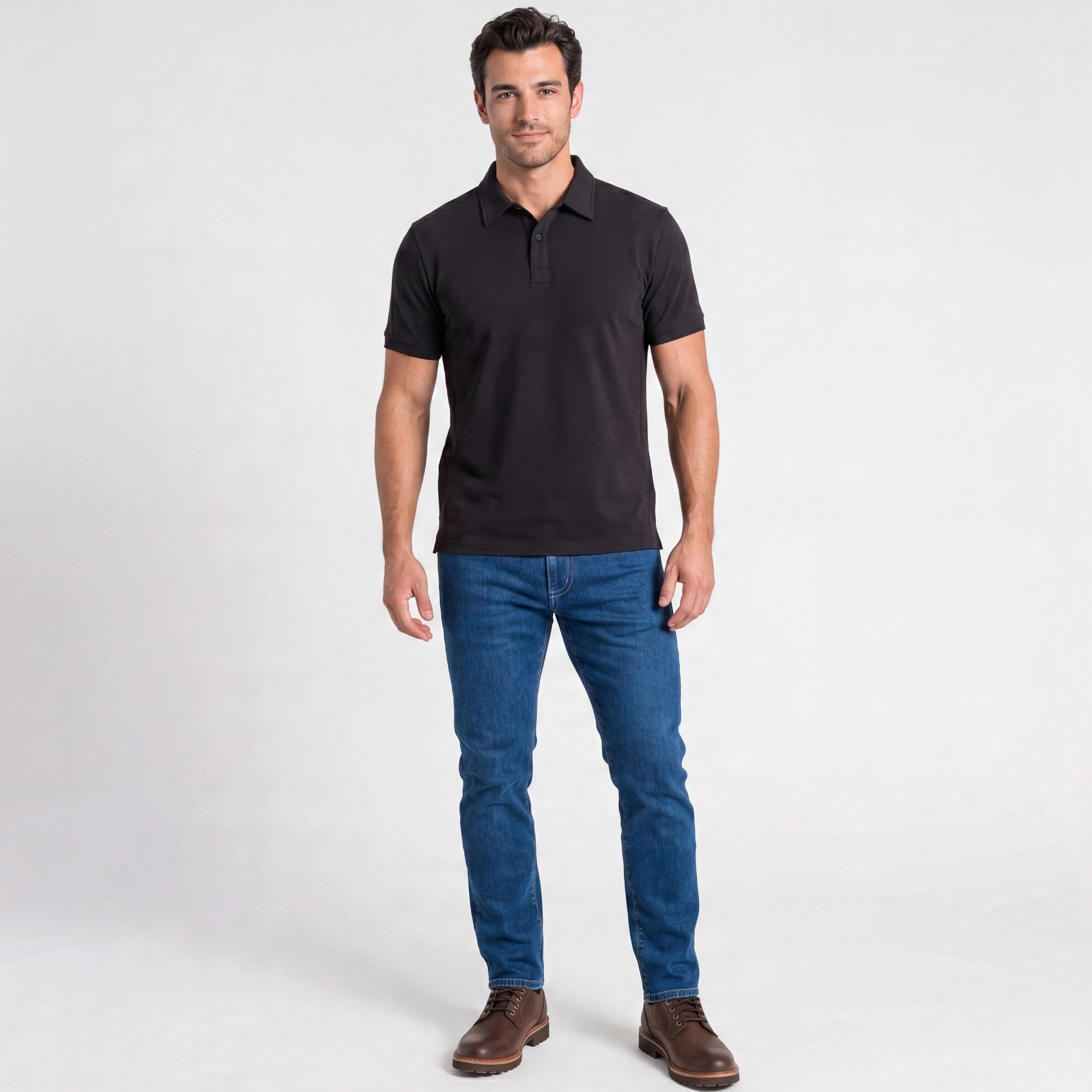 Ash & Erie Medium Wash Midtown Jeans for Short Men   Midtown Jeans