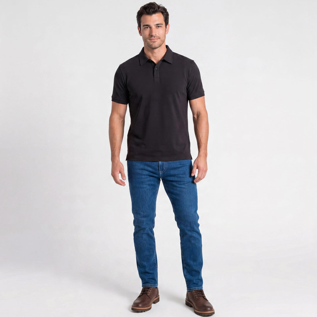 Ash & Erie Medium Wash Midtown Jeans for Short Men   Midtown Jeans