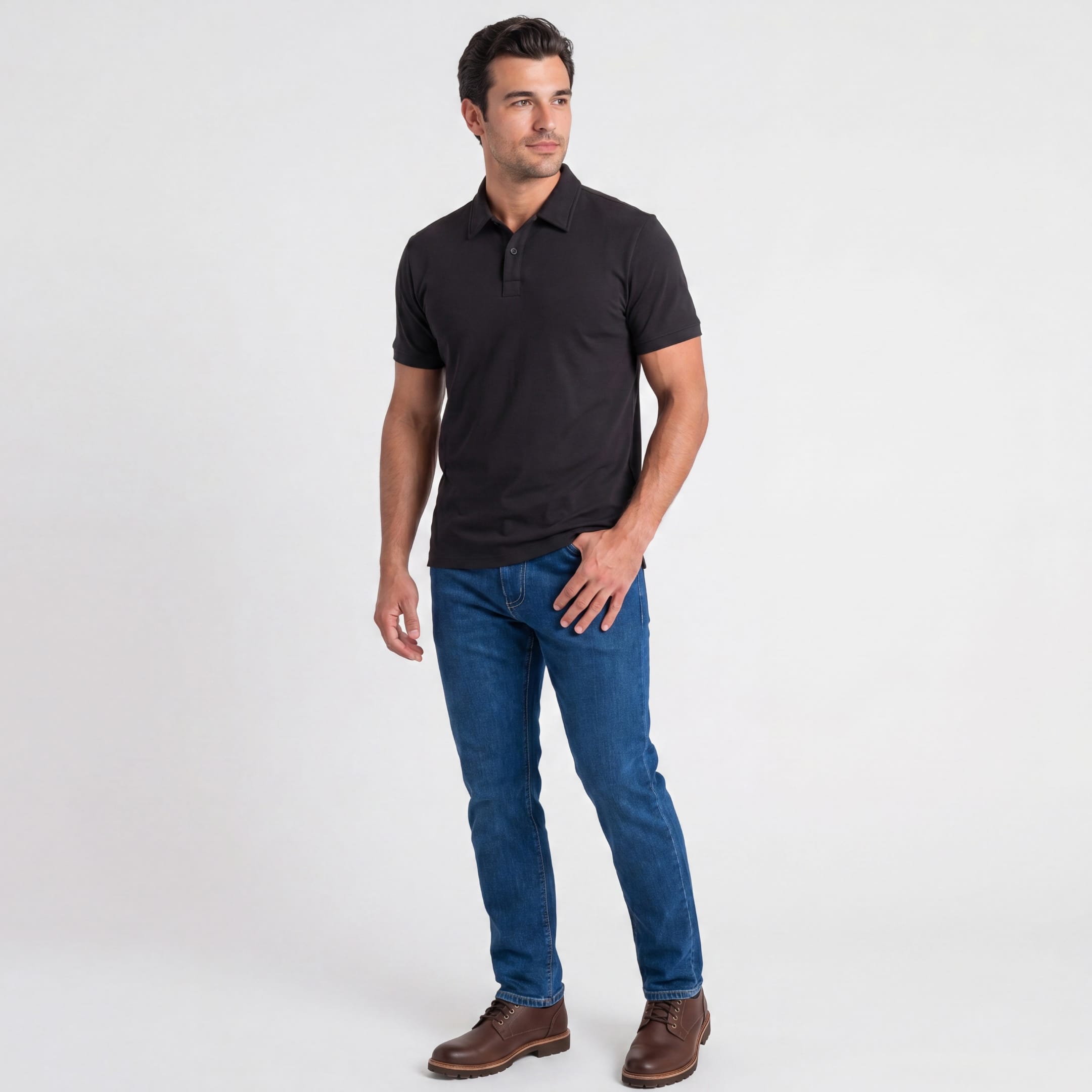 Ash & Erie Medium Wash Midtown Jeans for Short Men   Midtown Jeans
