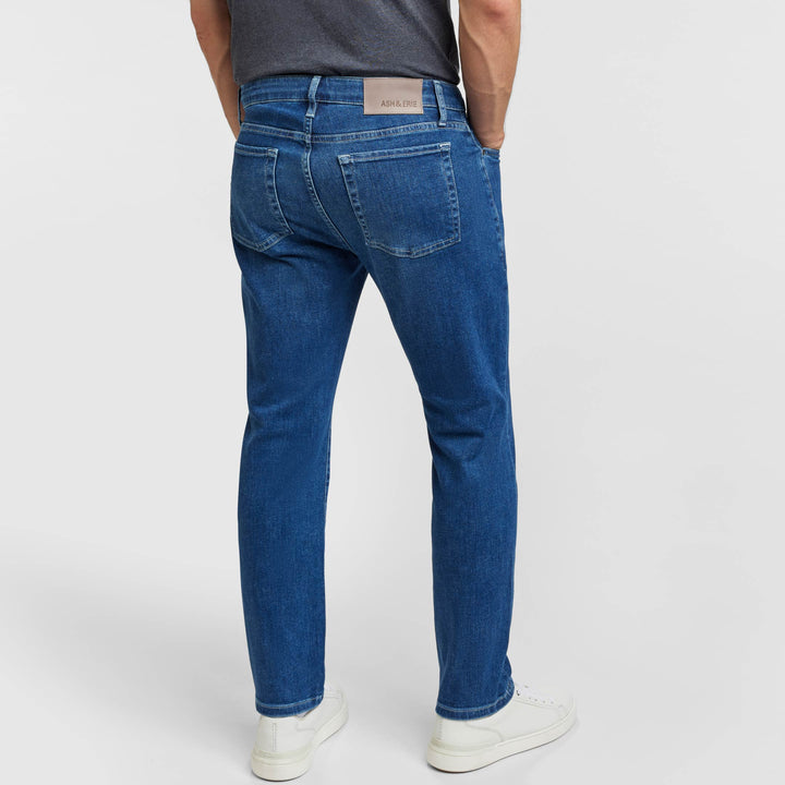 Ash & Erie Medium Wash Midtown Jeans for Short Men   Midtown Jeans