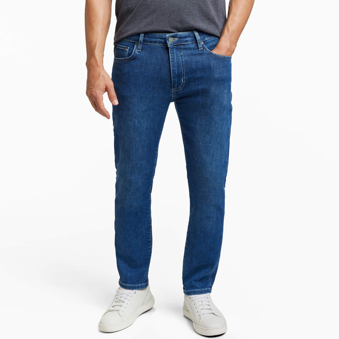 Ash & Erie Medium Wash Midtown Jeans for Short Men   Midtown Jeans