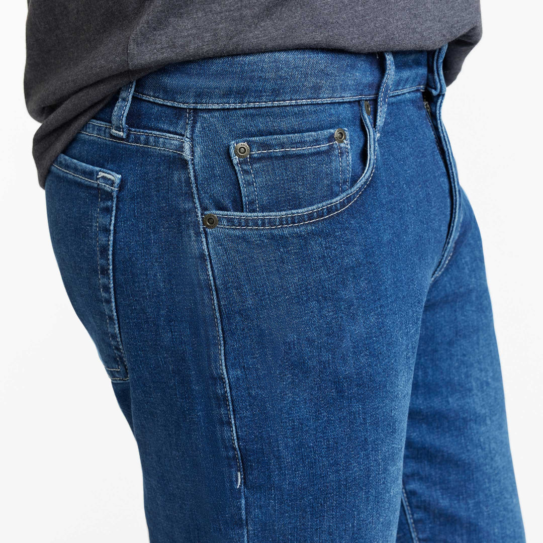 Ash & Erie Medium Wash Midtown Jeans for Short Men   Midtown Jeans