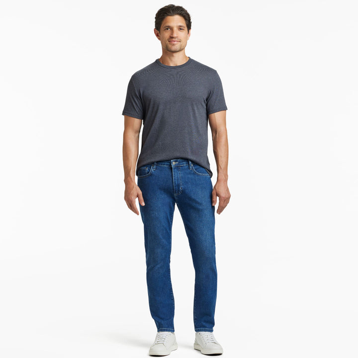 Ash & Erie Medium Wash Midtown Jeans for Short Men   Midtown Jeans