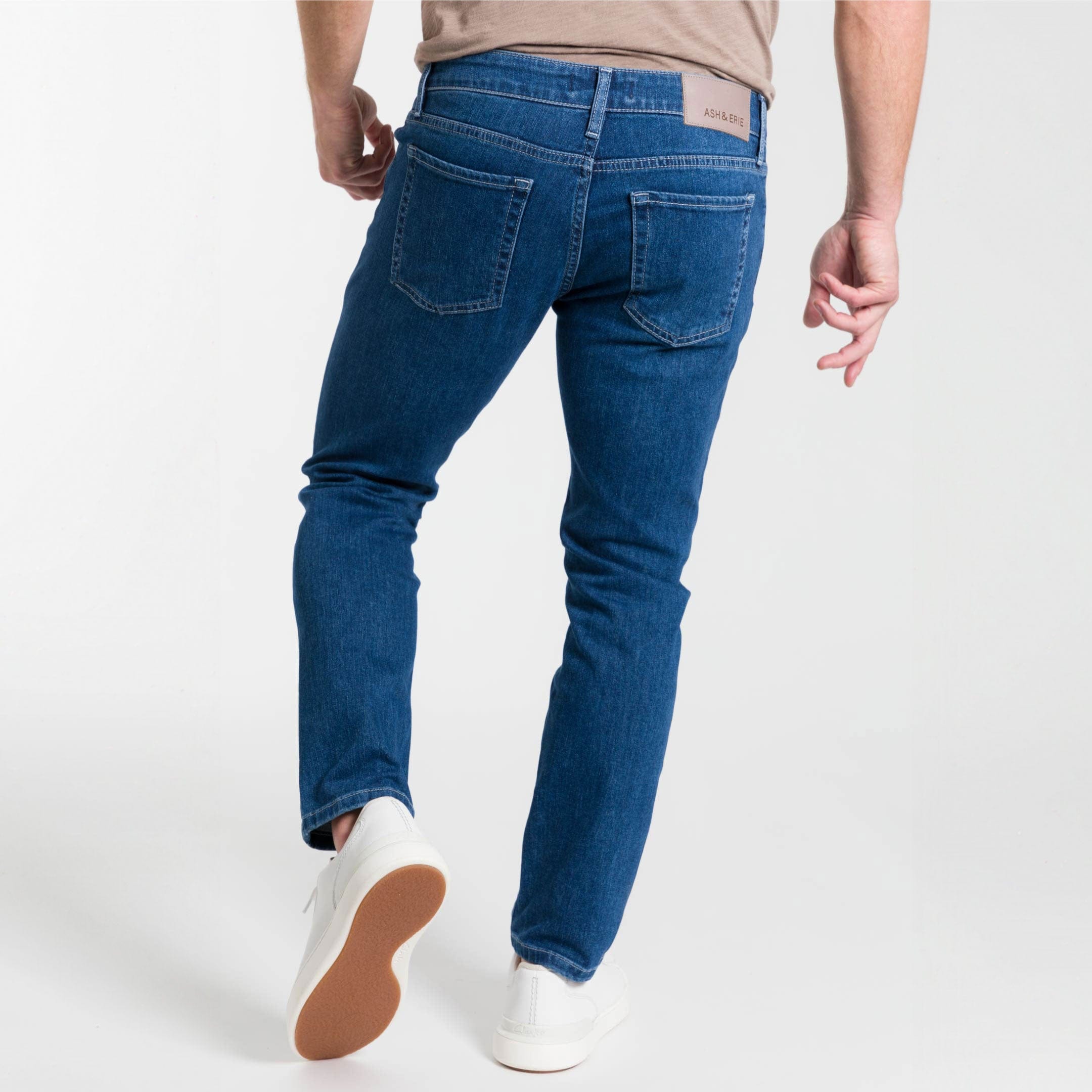 Ash & Erie Medium Wash Midtown Jeans for Short Men   Midtown Jeans