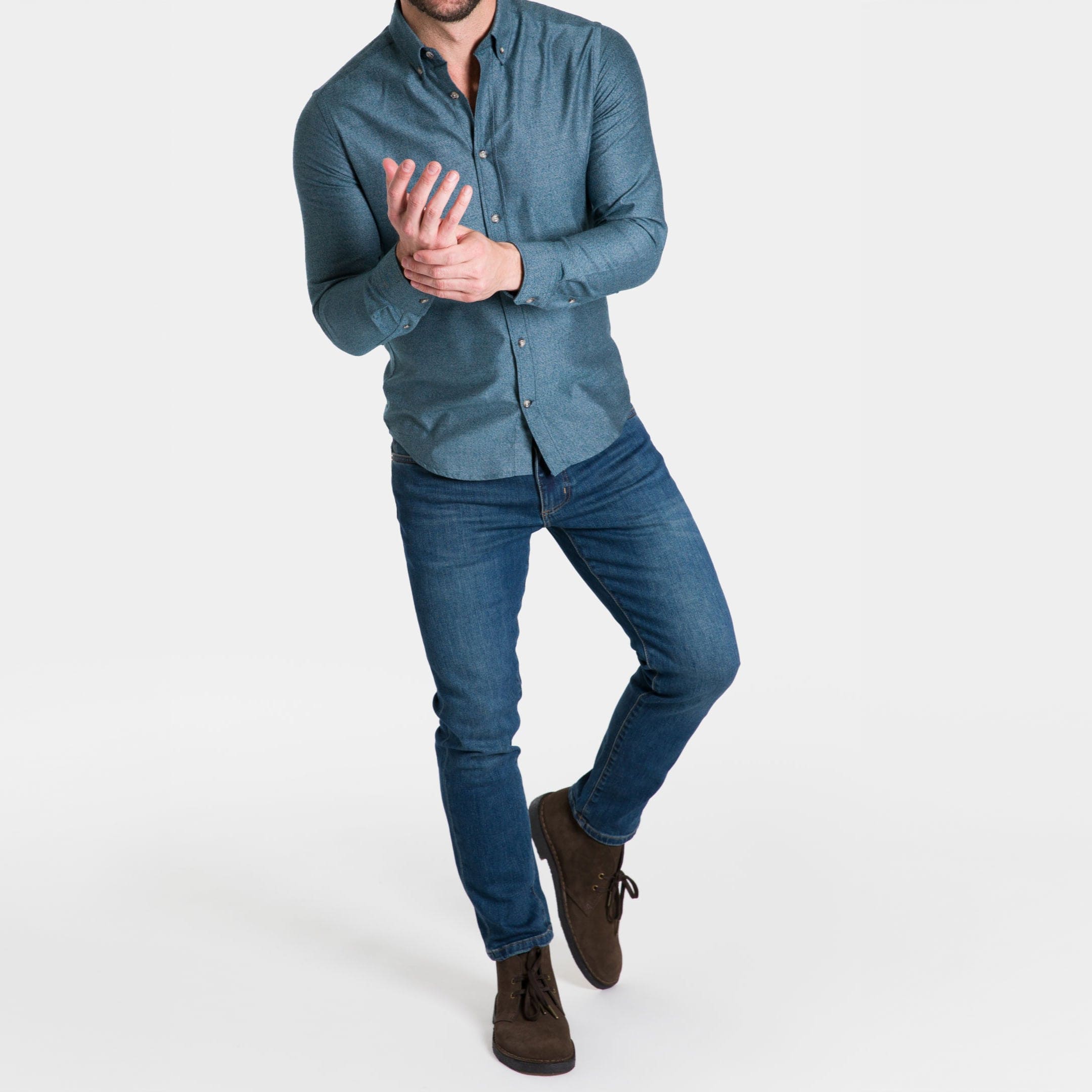 green emerald velvet dress MEN'S WRANGLER WRANCHER®DRESS JEAN IN BLACK – CWesternwear main image 1