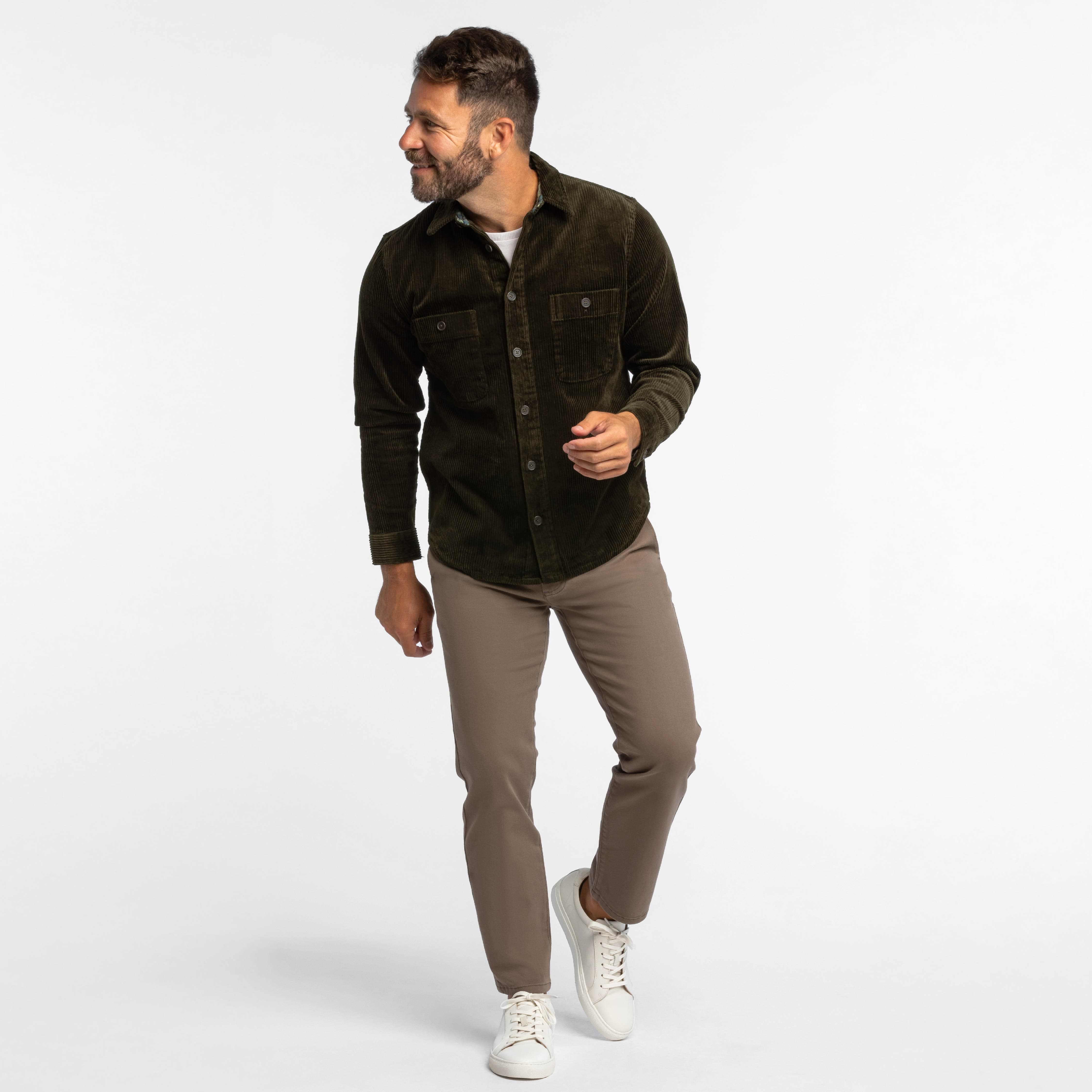 overshirt-dark-green-corduroy-