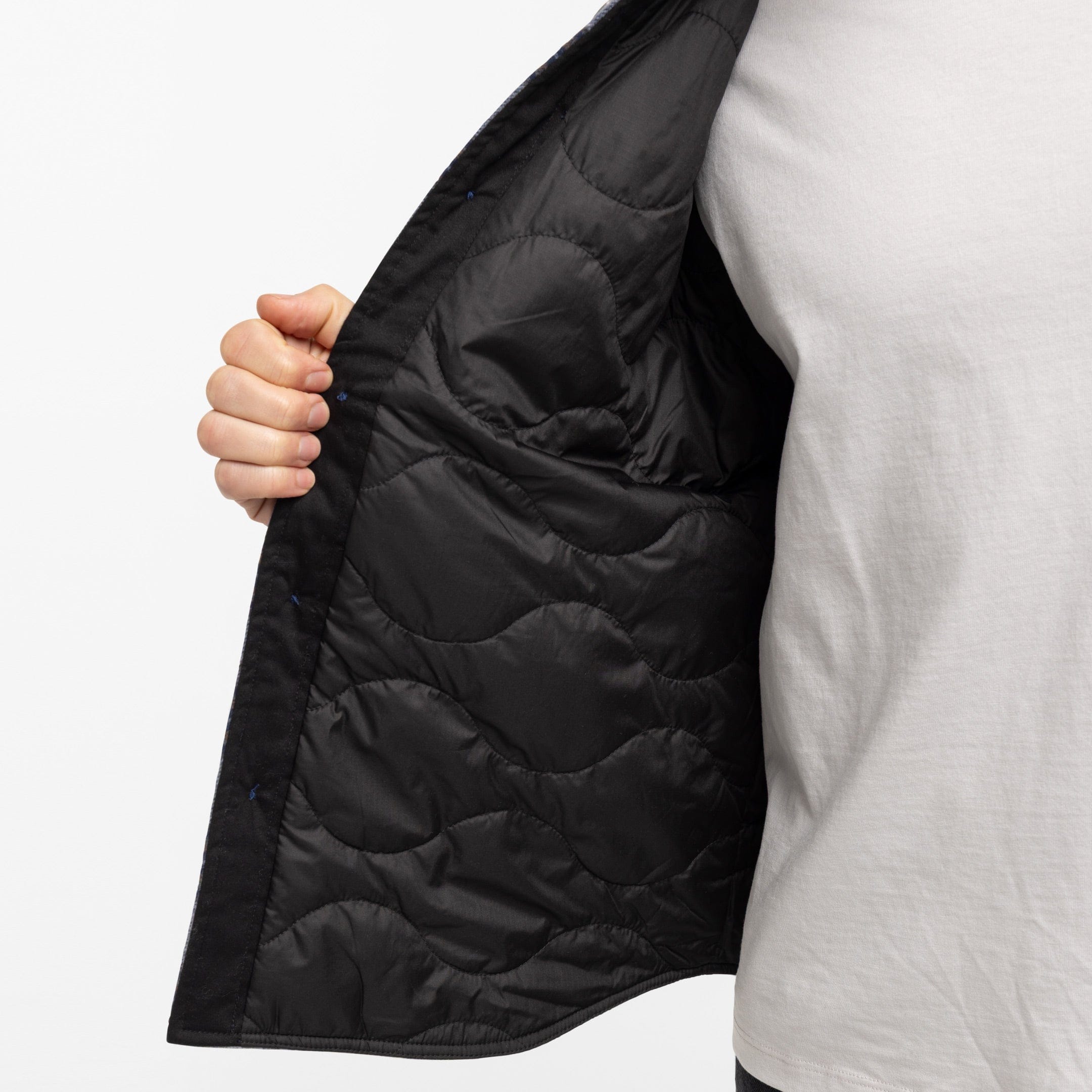 Ash & Erie Frontier Flannel Shirt Jacket for Short Men   Overshirt