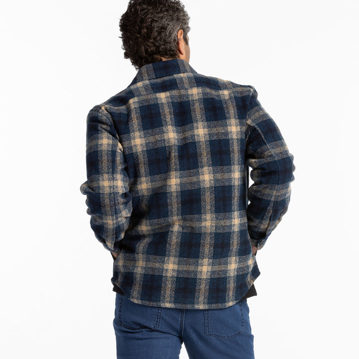 Ash & Erie Scout Flannel Shirt Jacket for Short Men   Overshirt