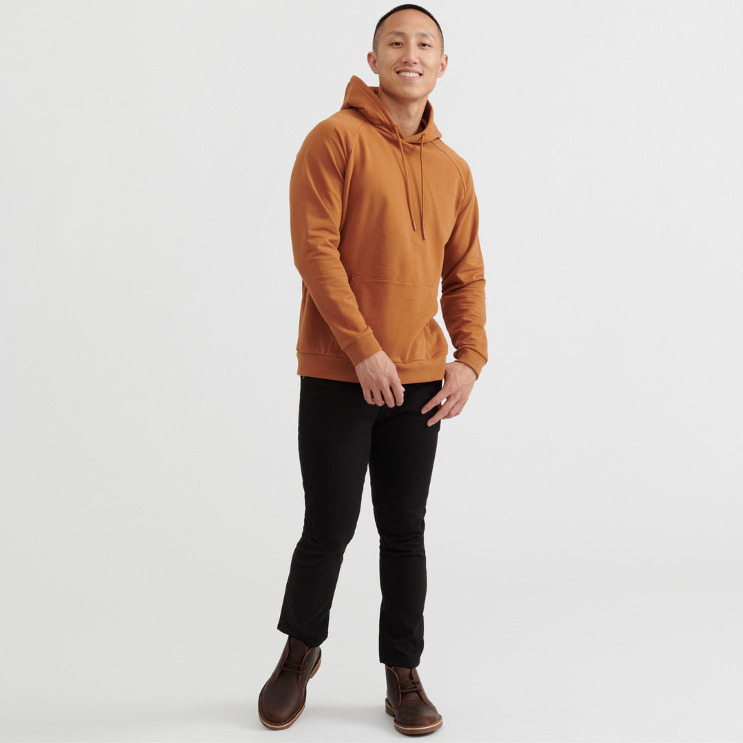 Ash & Erie Amber French Terry Pullover Hoodie for Short Men   Roam Hoodie